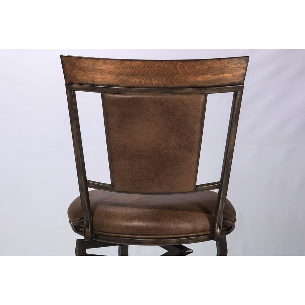 Hillsdale Danforth Commercial Grade Stools 000026912040 Rustic Commercial Grade Swivel Bar Stool